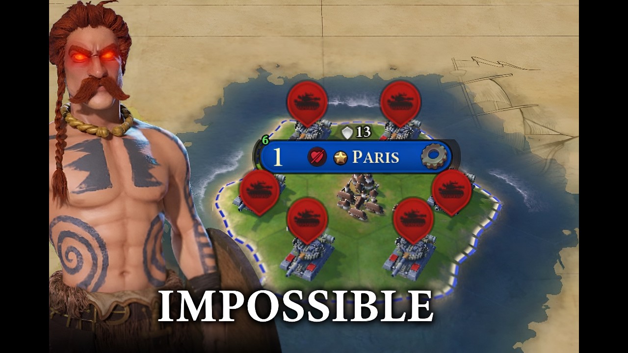 Je tente le Challenge IMPOSSIBLE sur Civ 6 (One City Challenge)