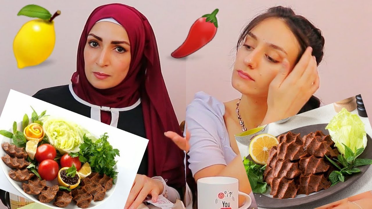 تحدينا بعض بأكتر أكلة شعبية في تركيا ( çiğ köfte) فضحتها 😂| AE game EP.13