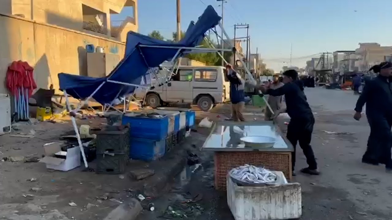 غرامات تصل الى 3 ملايين .. النجار يستجيب لمناشدة عبر المربد .. ازالة تجاوزات سوق الجمهورية #المربد