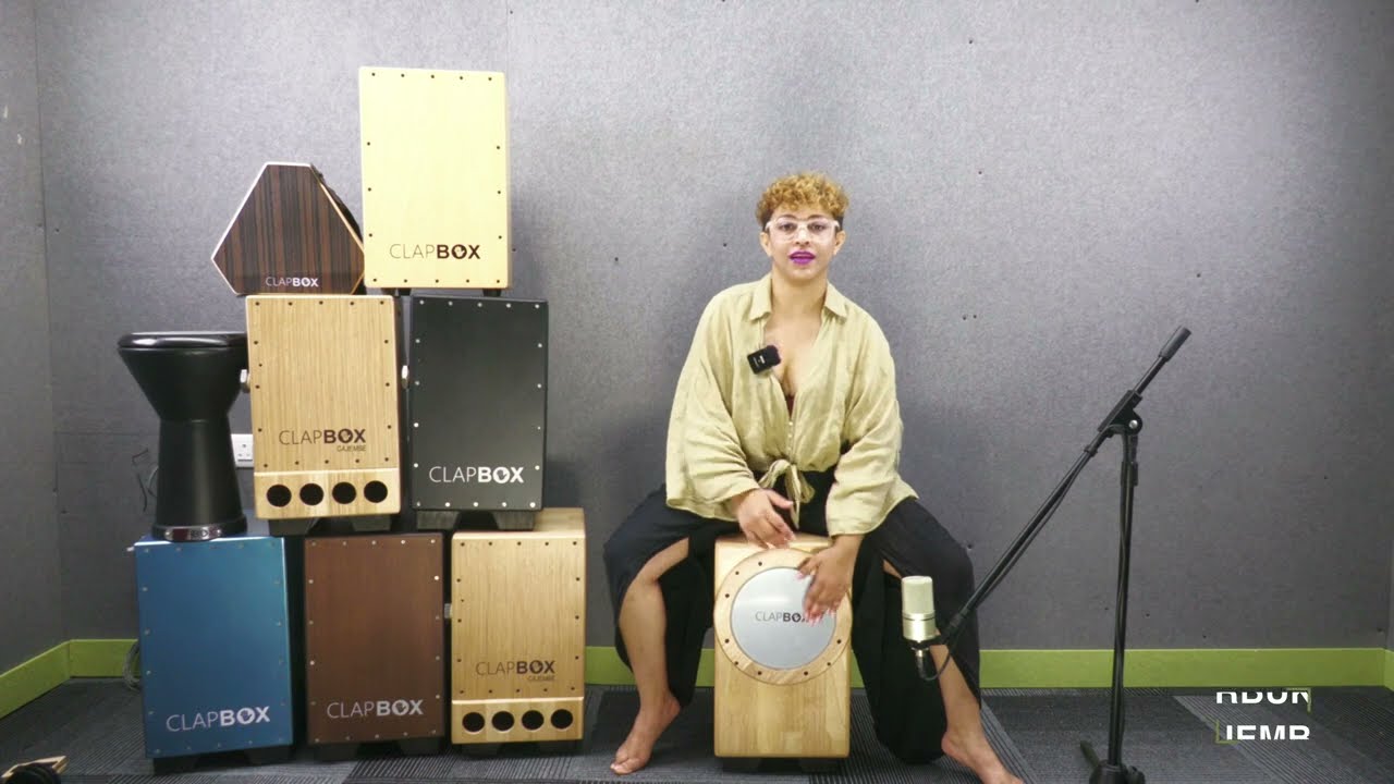 Clapbox Cajembe Solo | 4 instruments in 1 | By Geetanjali Kalta- Cajon, Congo, Bongo & Darbuka