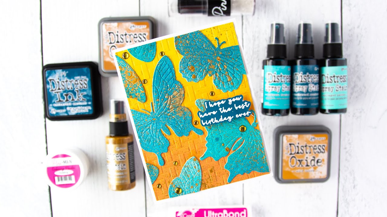 Easy Ways to Use Your Distress Supplies! Sprays, Inks, & Oxides! | Scrapbook.com