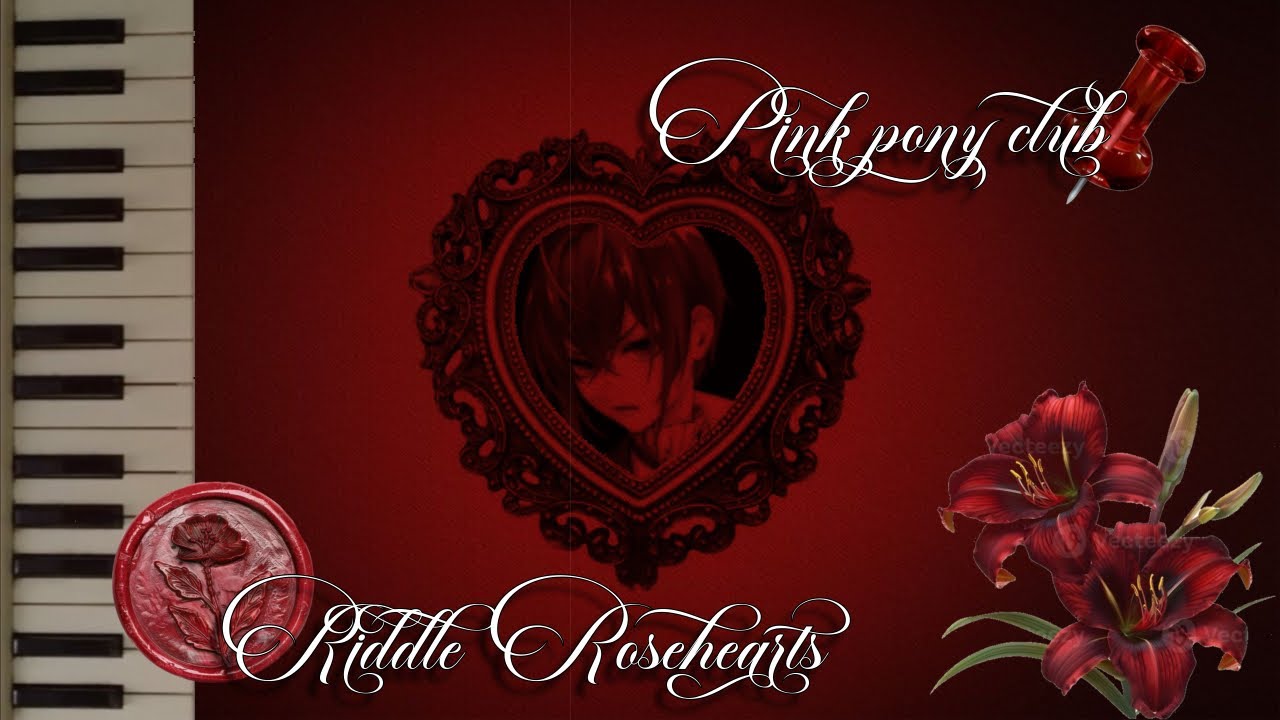Pink Pony Club | twst Riddle rosehearts text video