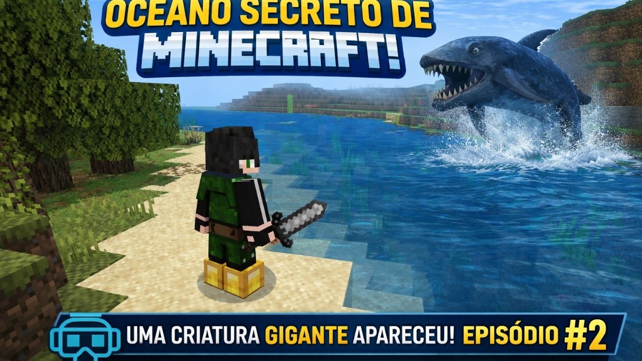 Sobrevivi ao Oceano Mais Perigoso do Minecraft! #2