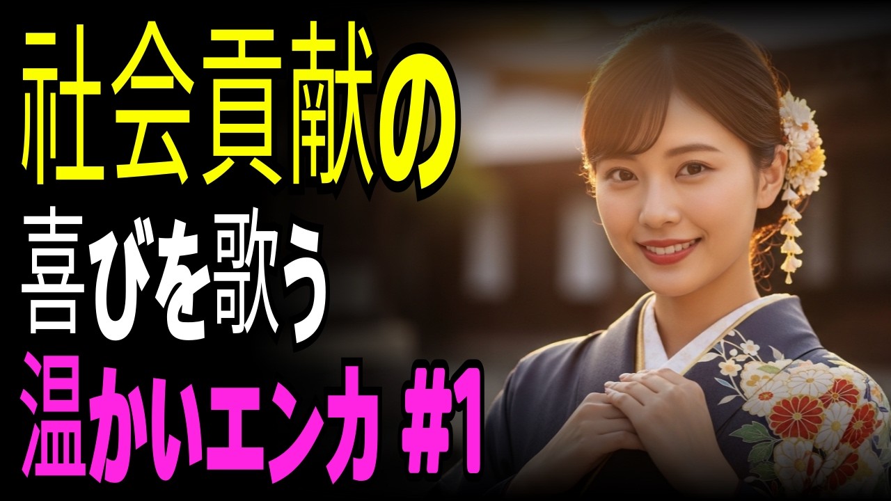 【演歌の庭】人と人をつなぐ想い｜社会貢献の温かさが響く演歌メドレー
