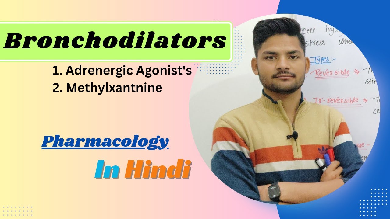 Bronchodilator(In hindi)-bronchodilators mechanism of action,bronchodilators classification!!