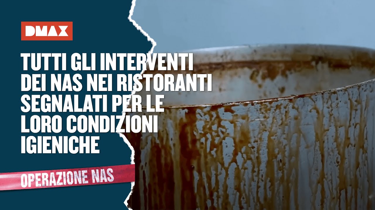 Tutti gli interventi dei NAS nei ristoranti segnalati per le loro condizioni igieniche