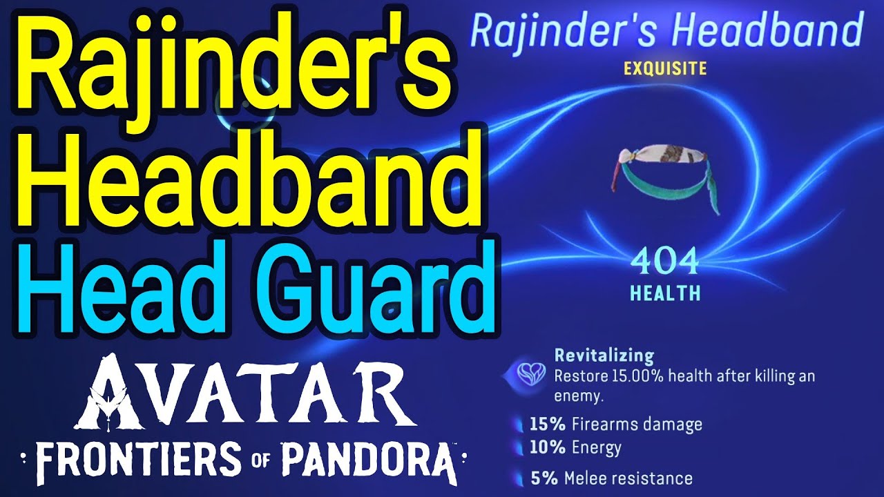 Rajinder's Headband 404 Overall - Head Guard Avatar Frontiers of Pandora