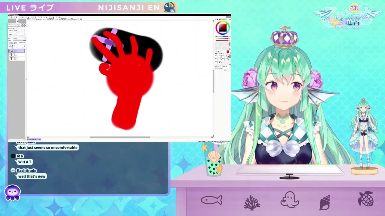 Finana's cursed mouse holding | [Nijisanji EN]