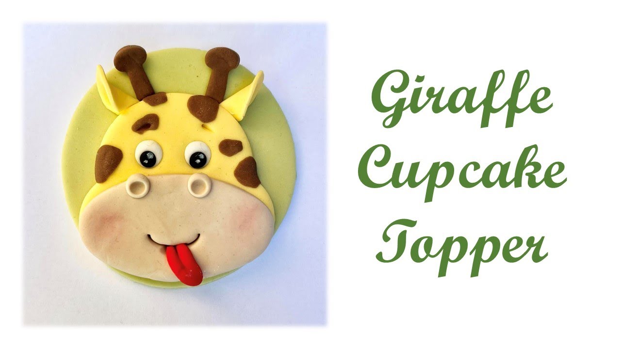 Giraffe cupcake cutter