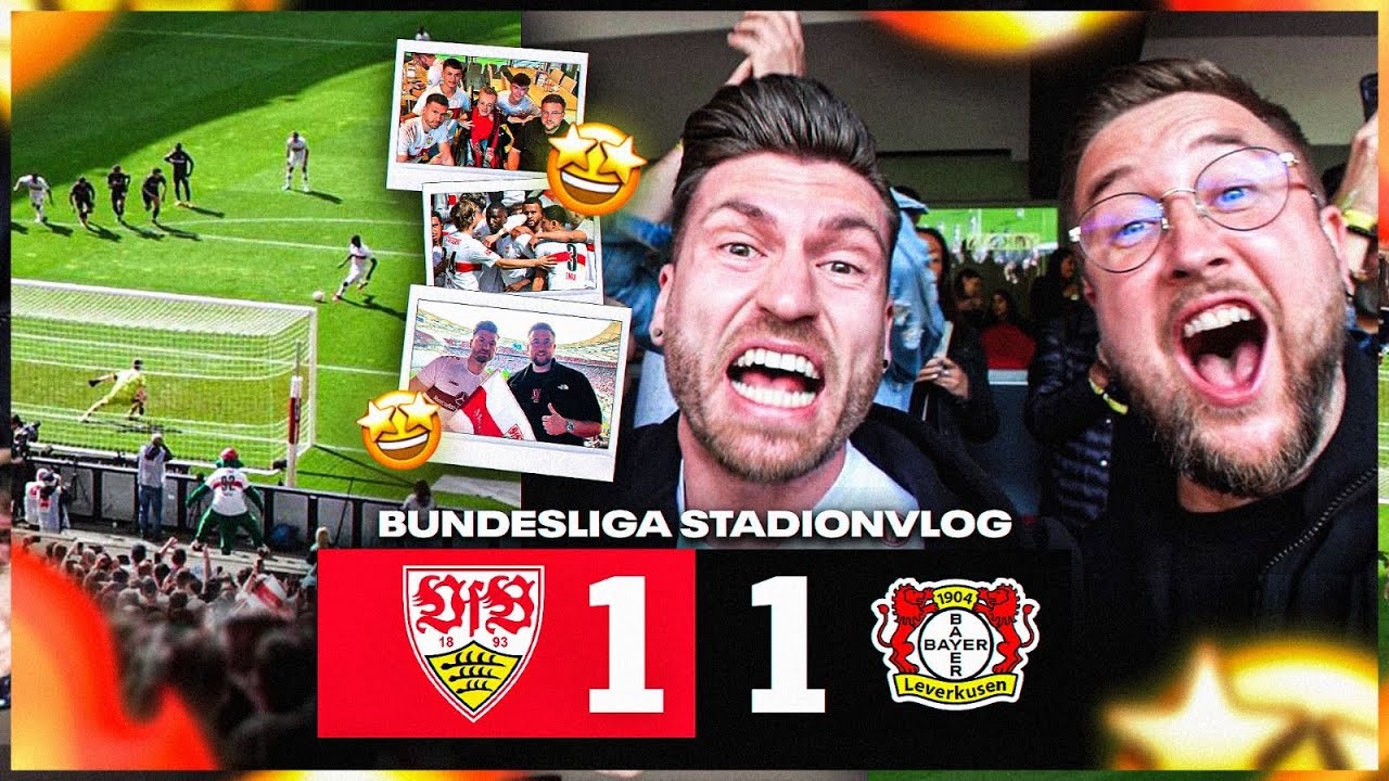 Es ist zum VERRÜCKT werden 😩😱 VfB STUTTGART vs LEVERKUSEN Stadion Vlog ⚽️