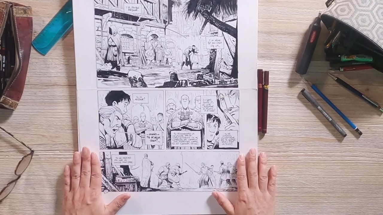Les techniques de dessin de Vincent Mallié (