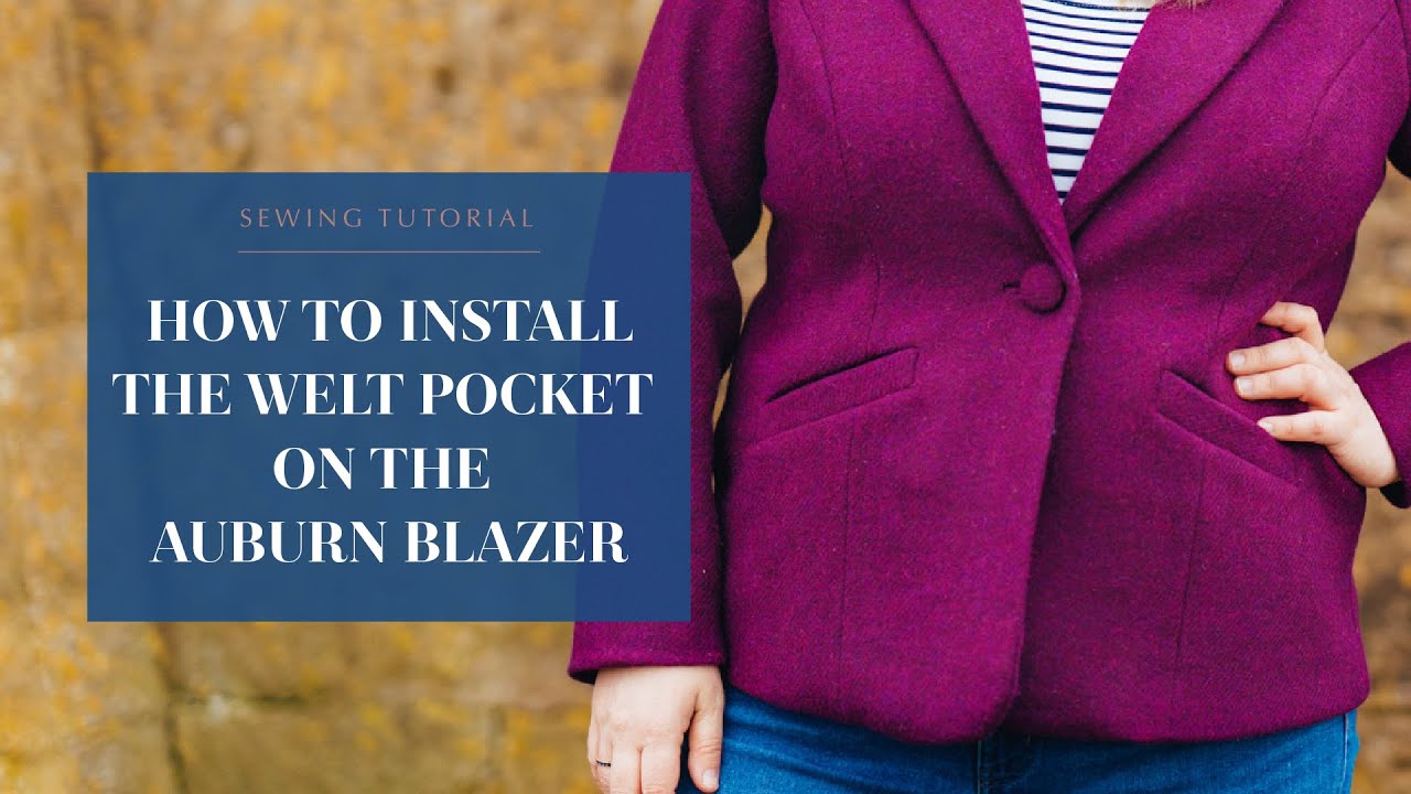 How to sew a welt pocket