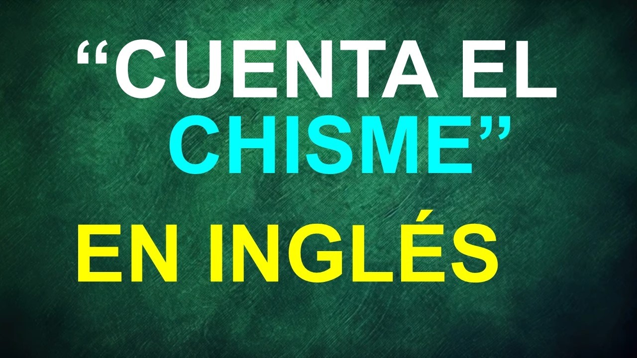 NECESITAS CON URGENCIA SABER ESTO EN INGLÉS