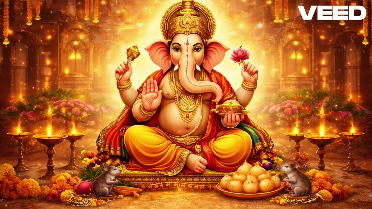 जय देव जय देव जय मंगलमूर्ती | Jai Dev Jai Dev | Ganesh Aarti | गणेश आरती | Ganesh Aarti With Lyrics
