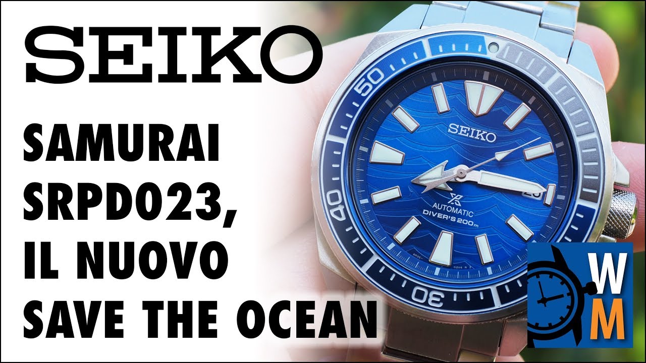 Seiko Samurai Save the Ocean 