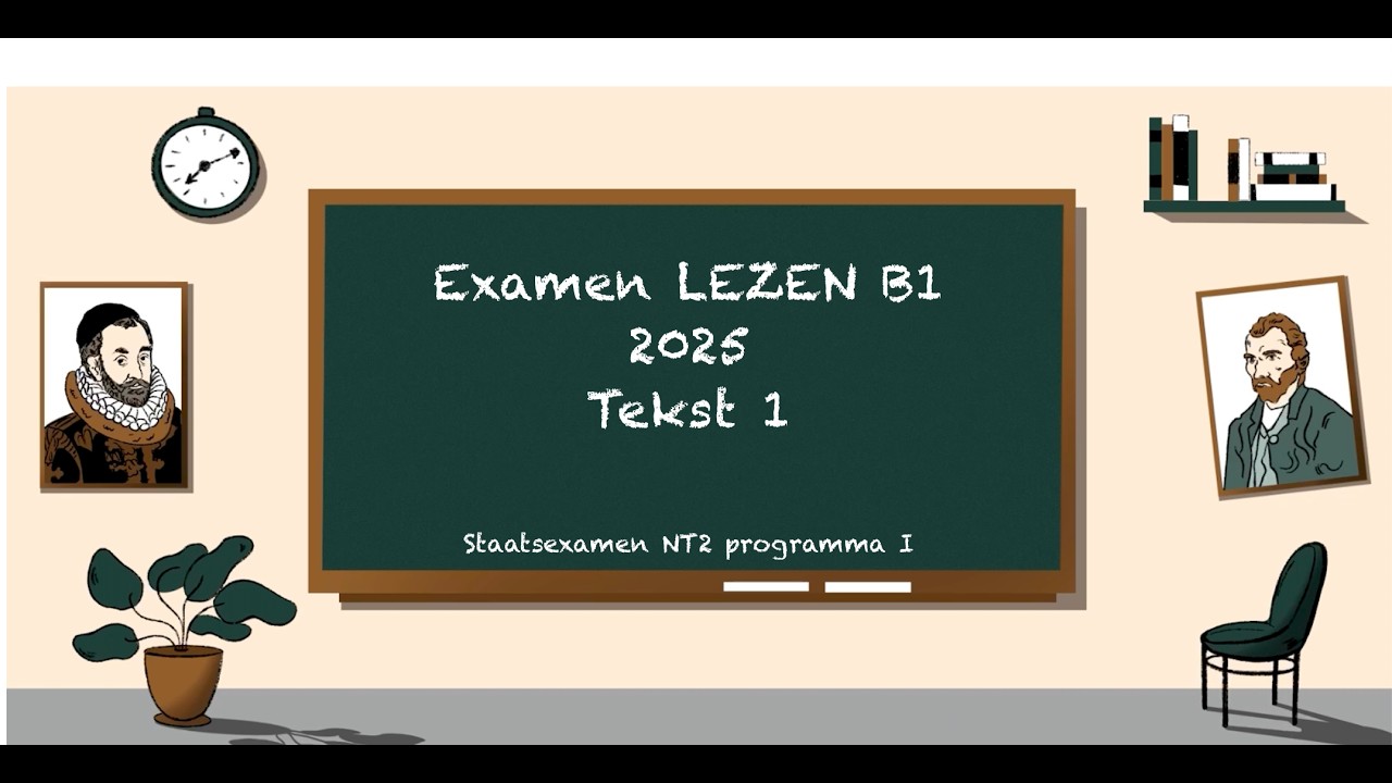 Examen LEZEN B1 2025 (tekst 1) - STAATSEXAMEN NT2 programma I