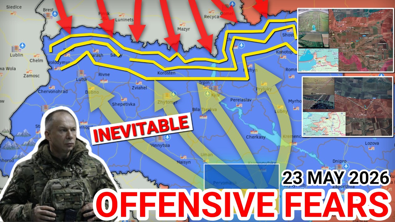 Fears of Northern Offensive Grow | Ukrainian Counterattacks Continue Across Front [23 May 2026]