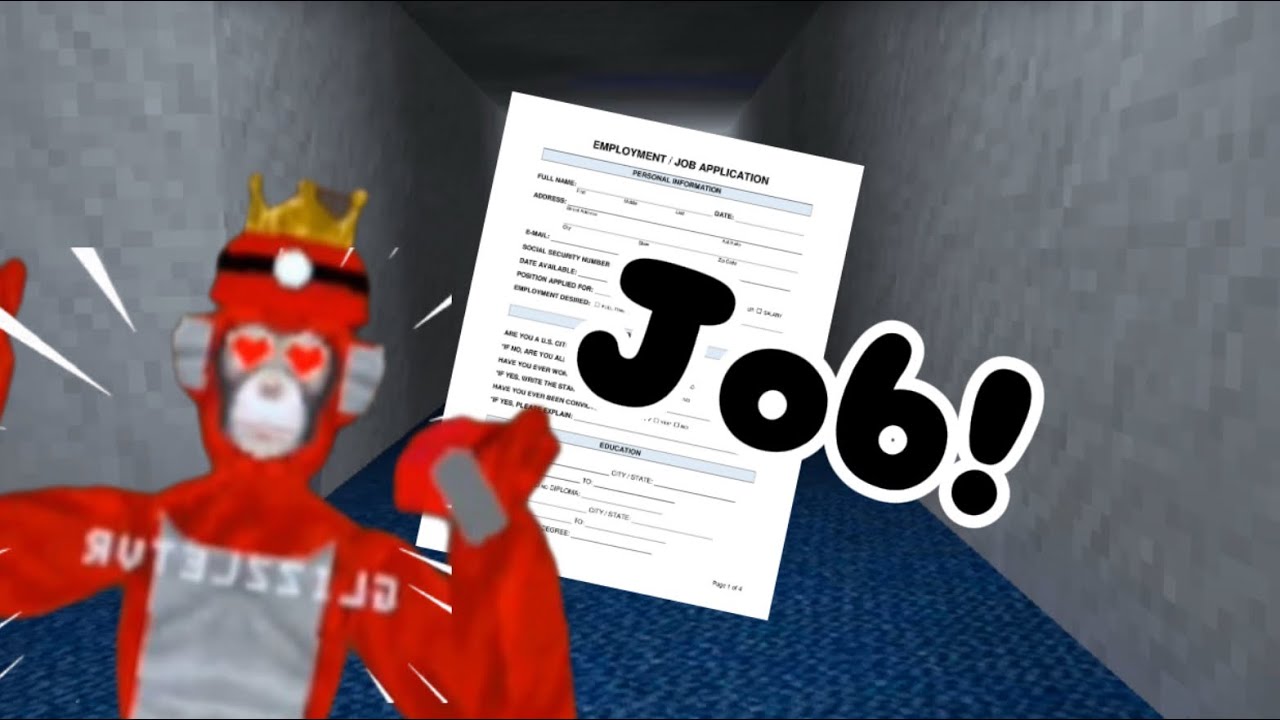 I BEAT The JOB APPLICATION Level in BIG SCARY!!
