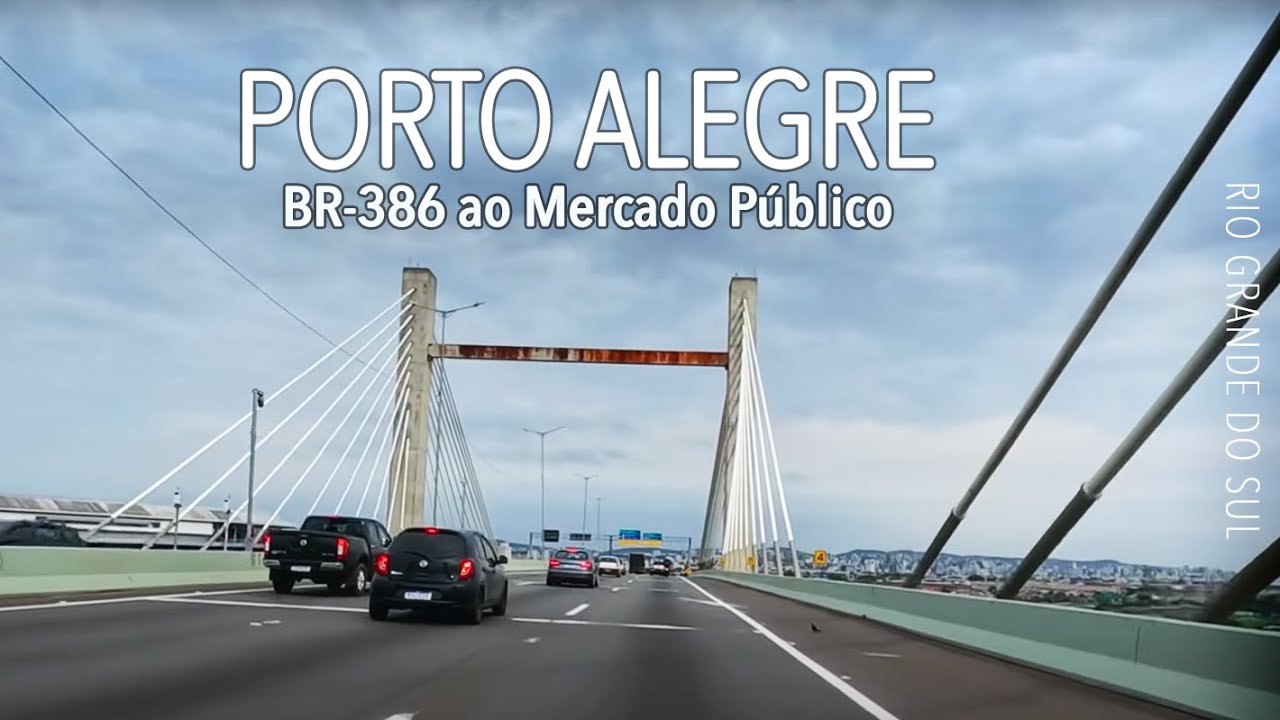 Dirigindo da BR-386 até o Centro de Porto Alegre - RS