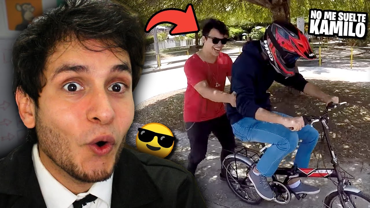 DOUGLAS REACCIONA AL REALTEAM ENSEÑANDOLE A MANEJAR MOTO