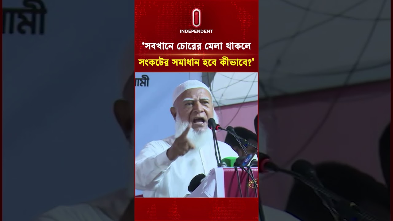 'সবখানে চোরের মেলা থাকলে সংকটের সমাধান হবে কীভাবে?' | Jamaat | Independent TV