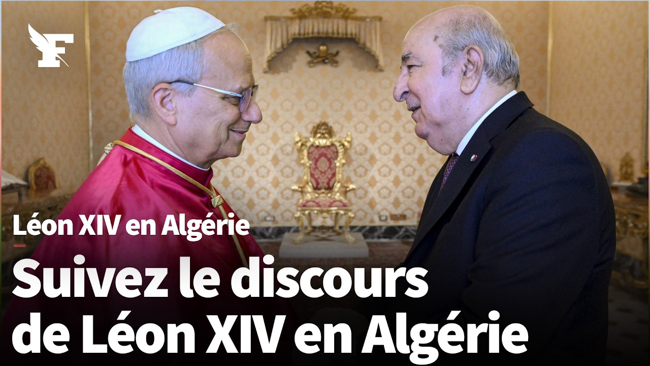 Suivez le discours du pape L&eacute;on XIV en Alg&eacute;rie