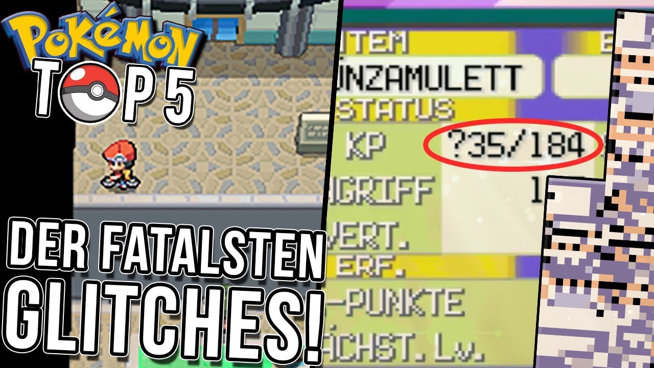 Top 5 der fatalsten Pokemon Glitches!