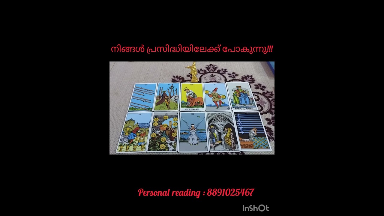 നിങ്ങൾ പ്രസിദ്ധിയിലേക്ക് പോകുന്നു !!! #tarot #tarotmalayalamreading #tarotmalayalam 