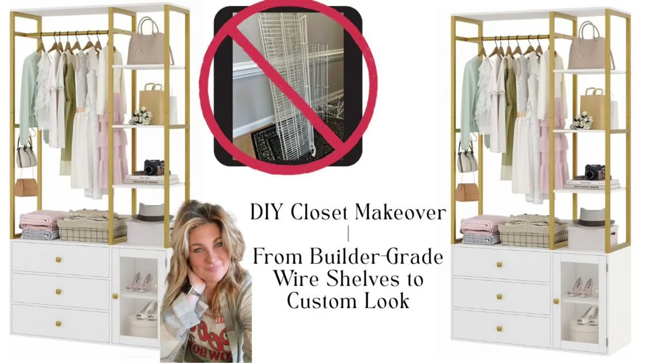 Goodbye Wire Shelving! Budget Closet Makeover Anyone Can Do