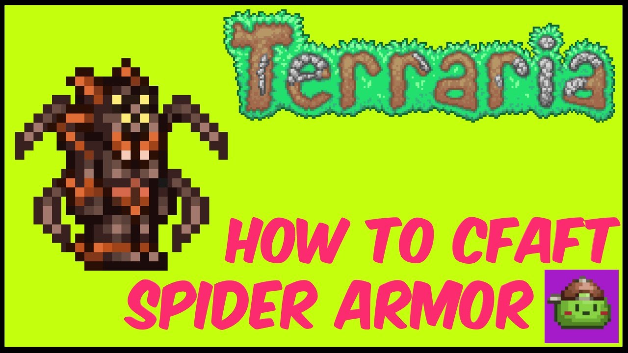 How To Get Spider Armor In Terraria | Terraria 1.4.4.9