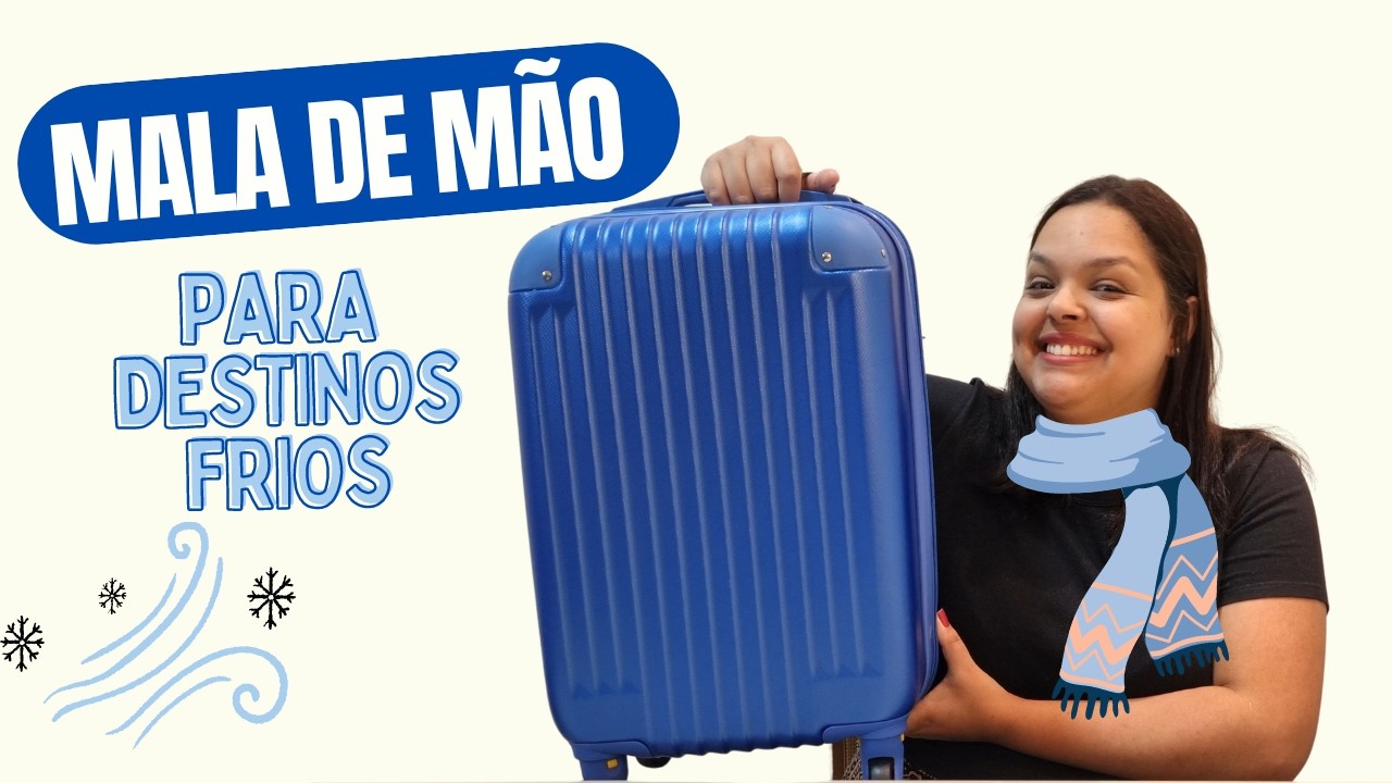 Mala de mão para inverno - Como viajar com mala de 10kg | Dicas