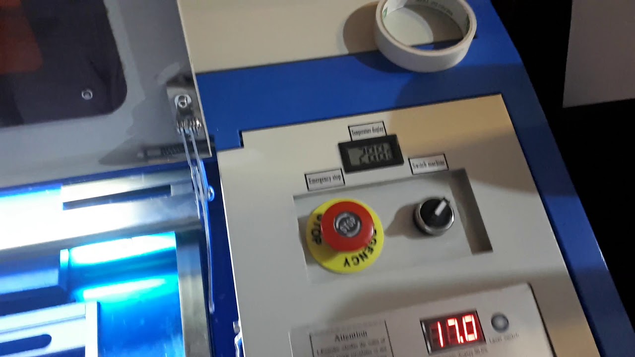 Taglio ed incisione macchina laser Co2 40W CNC engraving lasercut 300x200mm