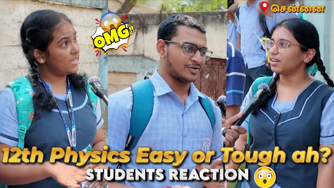 12th Physics Public Exam 2026 😬 Students Shock Reaction | Easy ah Tough ah?