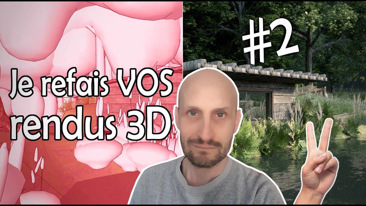 V-RAY 5 / Je refais VOS rendus V-RAY SketchUp #2