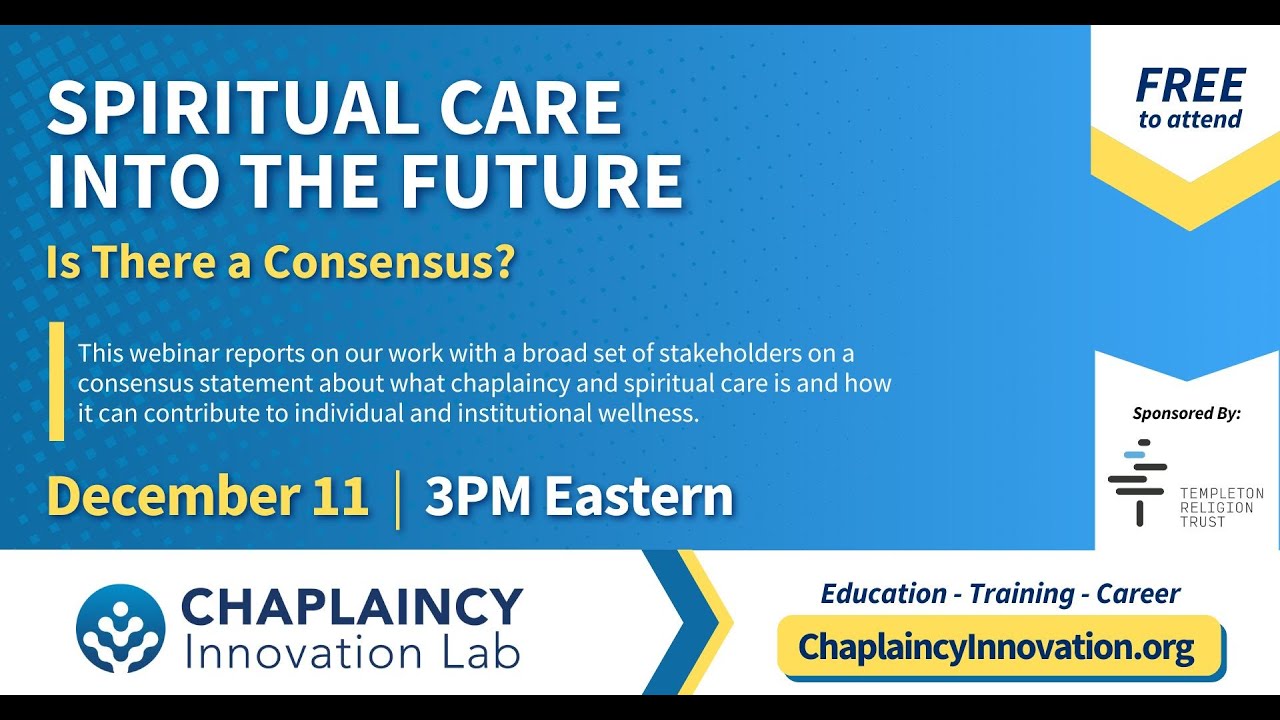 Spiritual Care into the Future: Is There a Consensus?