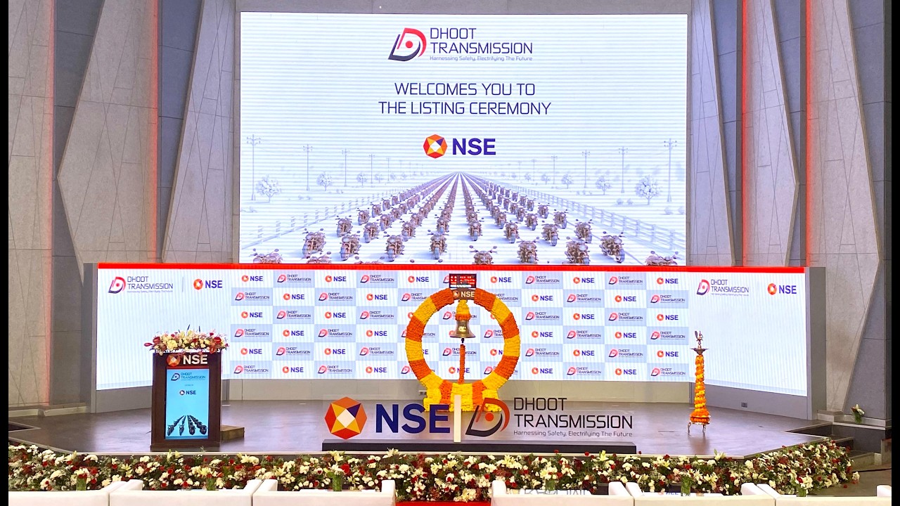 Listing ceremony of Dhoot Transmission Limited