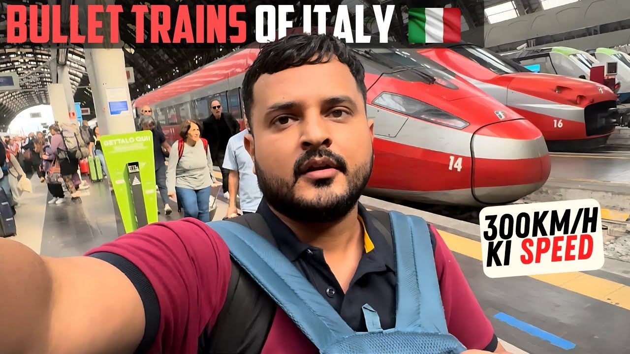 High Speed Train in Italy 🇮🇹 | Rome to Milan | How Expensive?