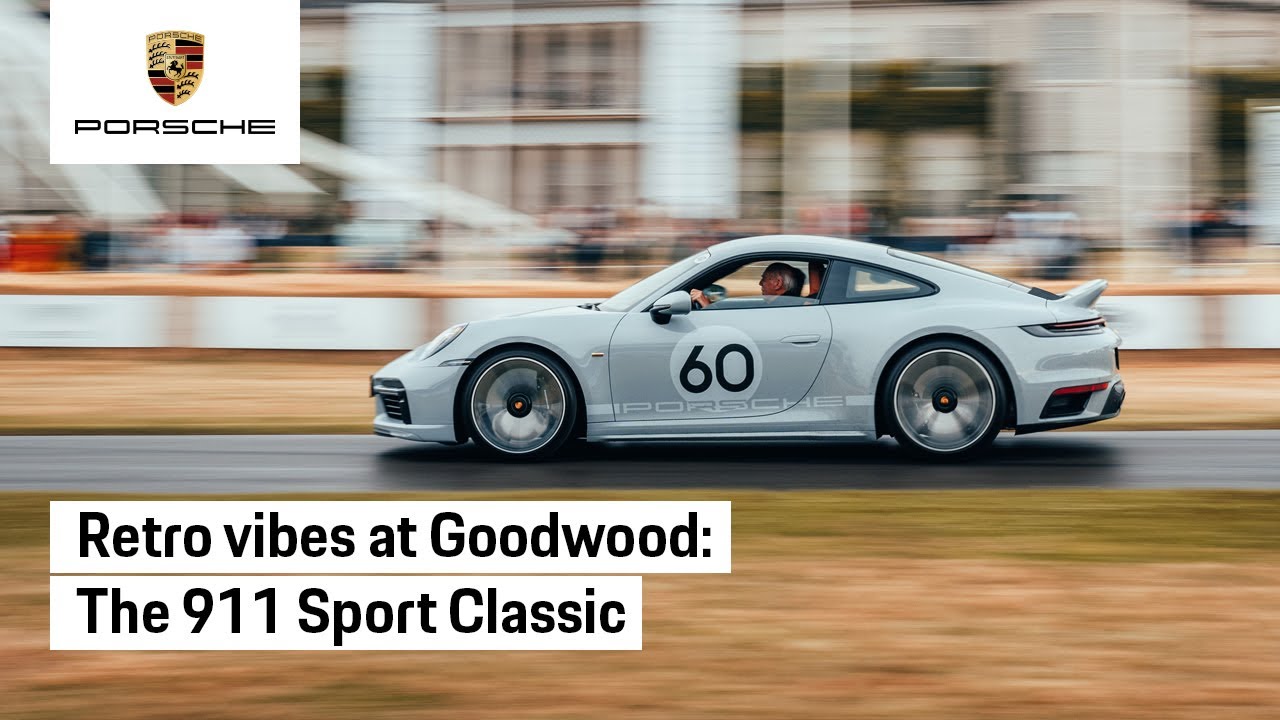 Porsche 911 Sport Classic takes on the Goodwood Hillclimb