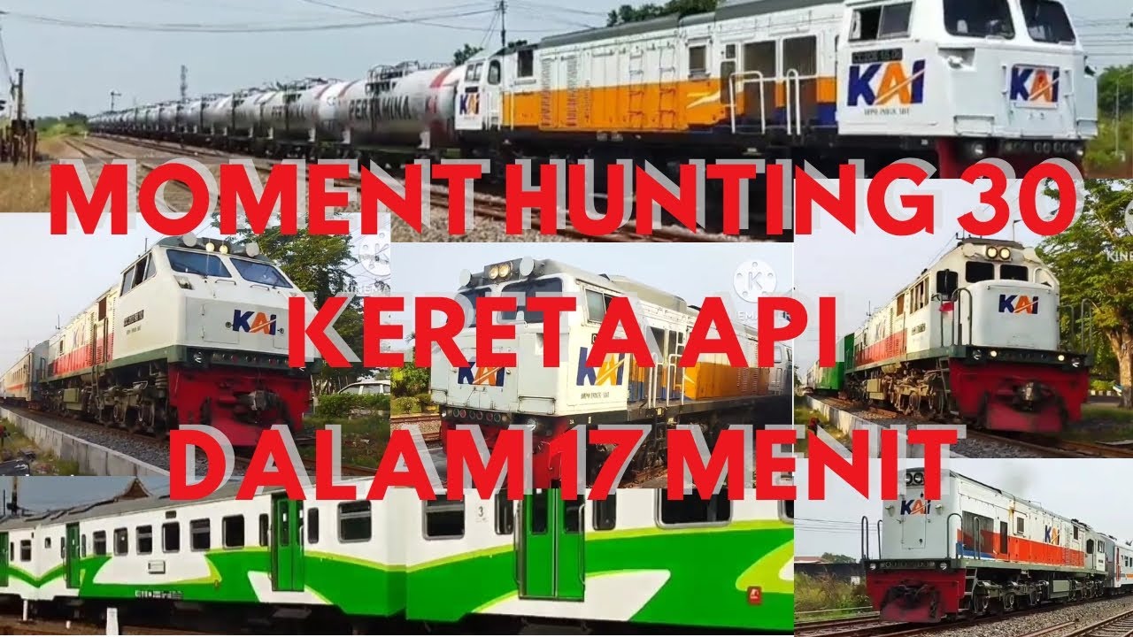 MOMENT‼️ HUNTING 30 PERLINTASAN KERETA API SIDOARJO DALAM 17 MENIT