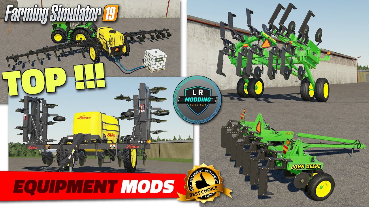 FS19 | John Deere 2100-2100X & Demco 1250 by LR Modding - review