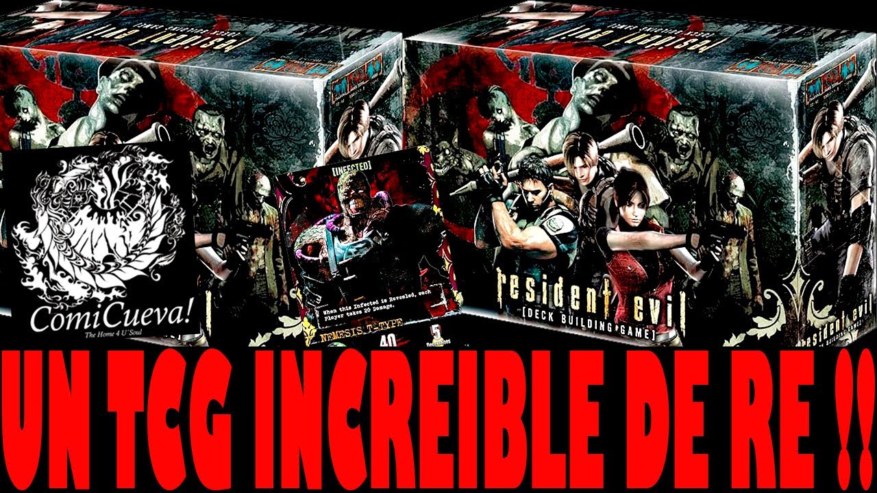Reviéw Umboxing RESIDENT EVIL DECK BUILDING GAME 💥 TCG y Juego de Mesa 
