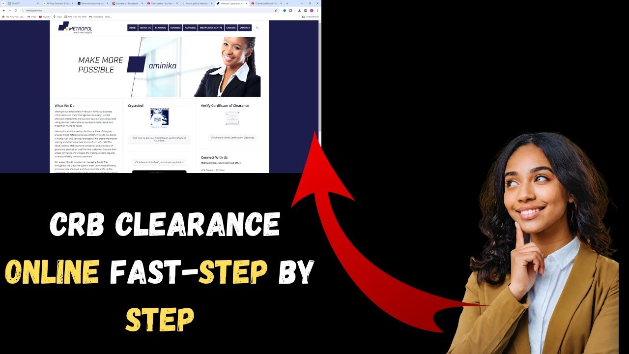 How To Get crb Clearance Certificate in kenya metropol | how to apply for crb certificate online