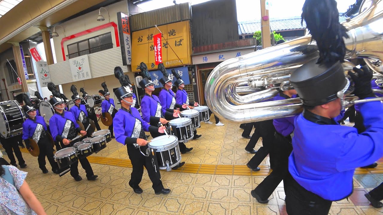 Violet Impulse  天理教校学園高校マーチングバンド　てんりミュージックストリート（Jun 24, 2018） Wide Angle ver.