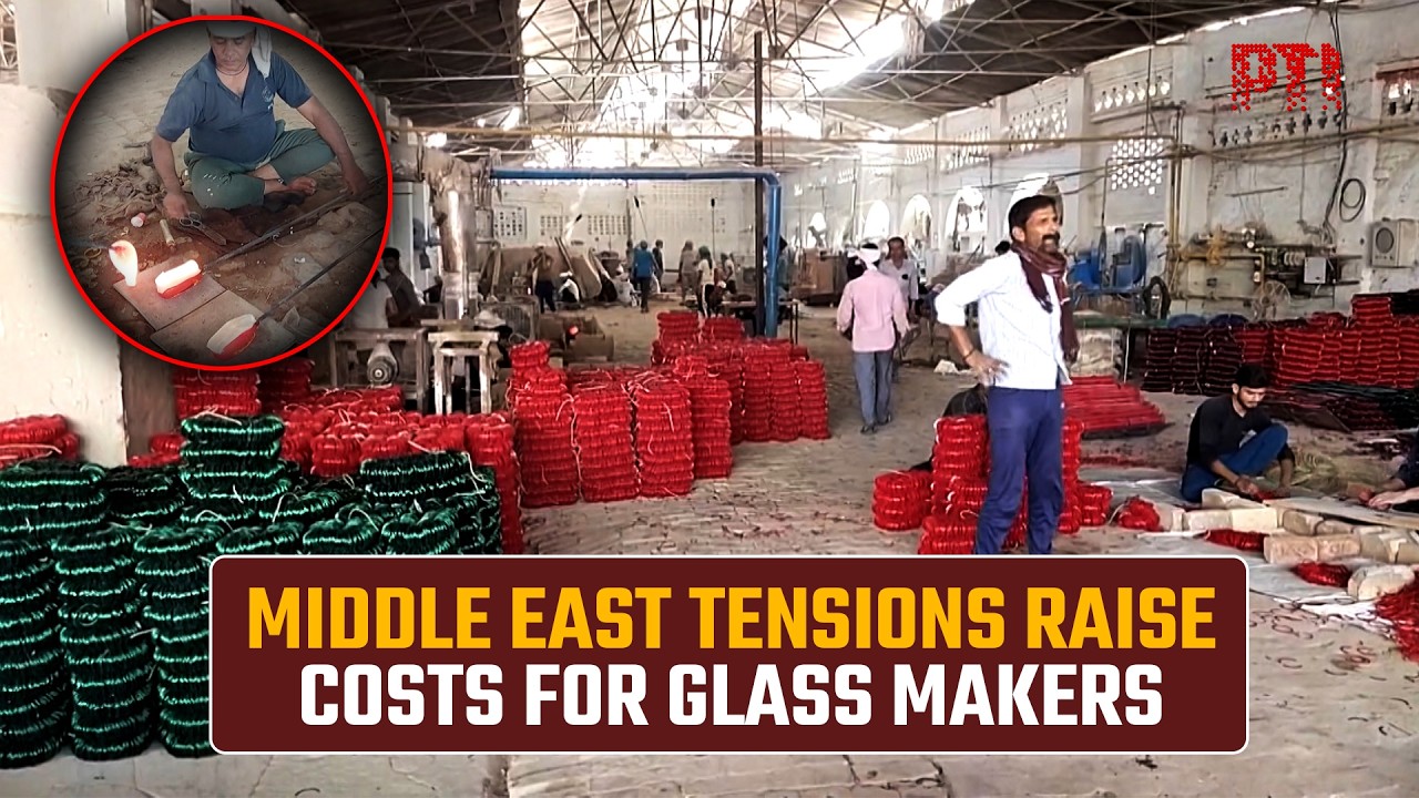 Firozabad glass industry hit by rising raw material costs and RLNG cuts amid Middle East tensions