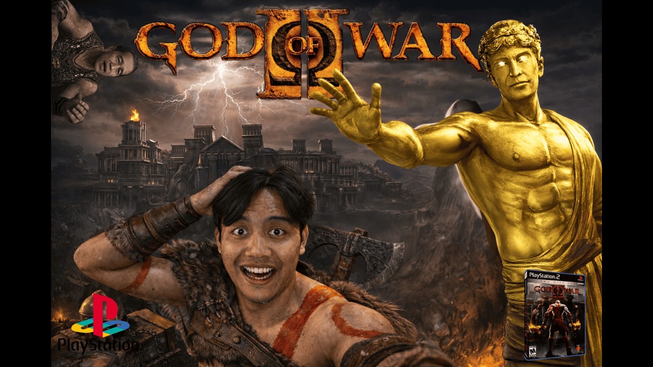 (HOR)🔥 GOD OF WAR II PS2 — Hari Ke-4 | 55% Progress, Tanpa Musik Demi Hindari Copyright