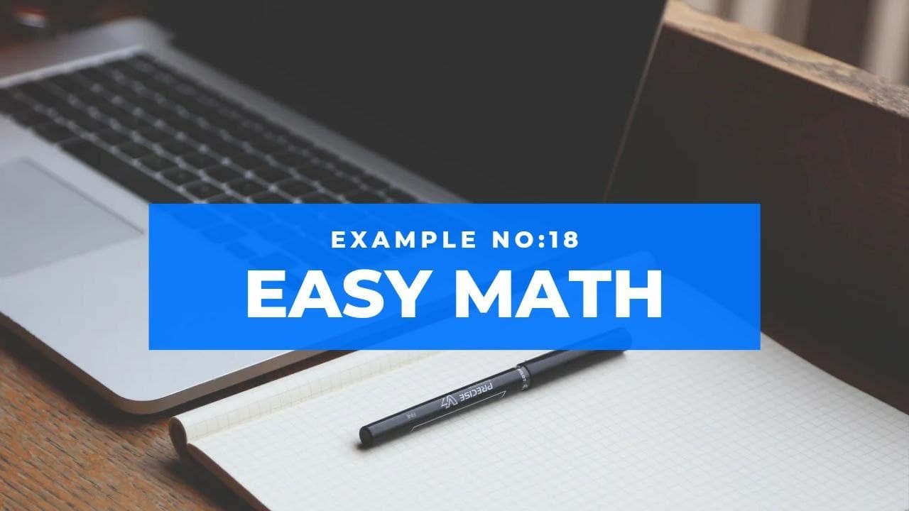 Easy way for Integration -Example No:18