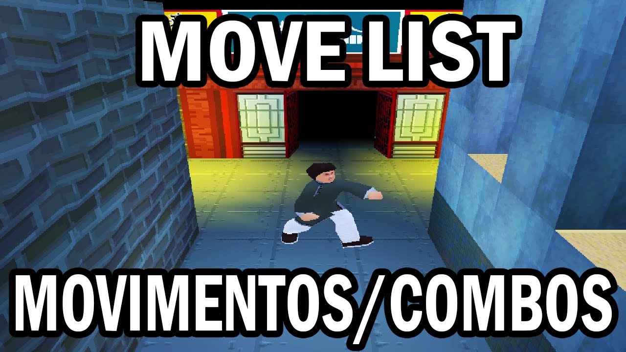 Jackie Chan Stuntmaster - Move List [Movimentos/Combos]
