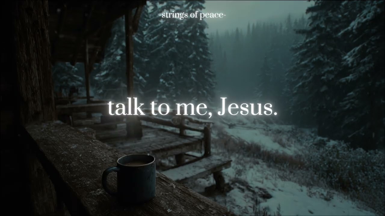 talk to me, Jesus.