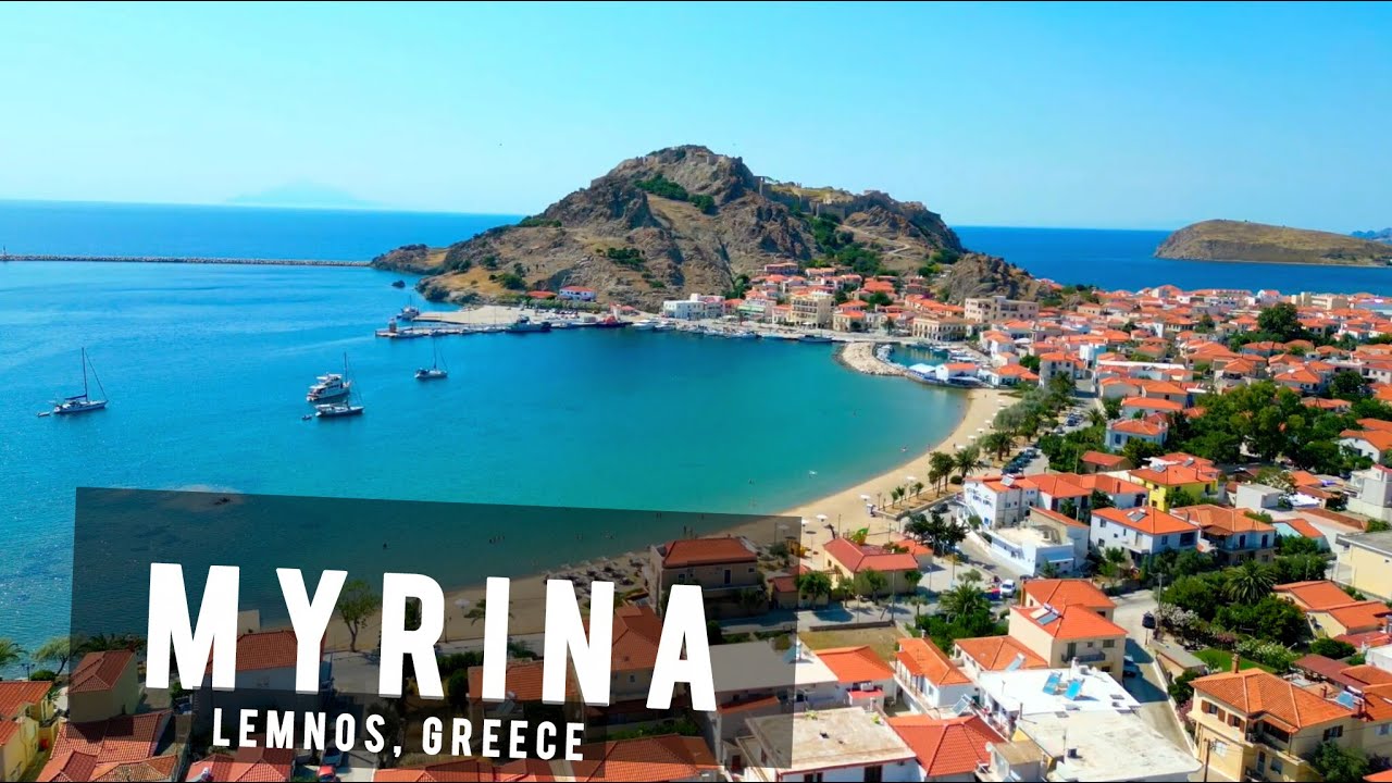 Мирина от дрона, Лемнос | ГРЕЦИЯ 🇬🇷
