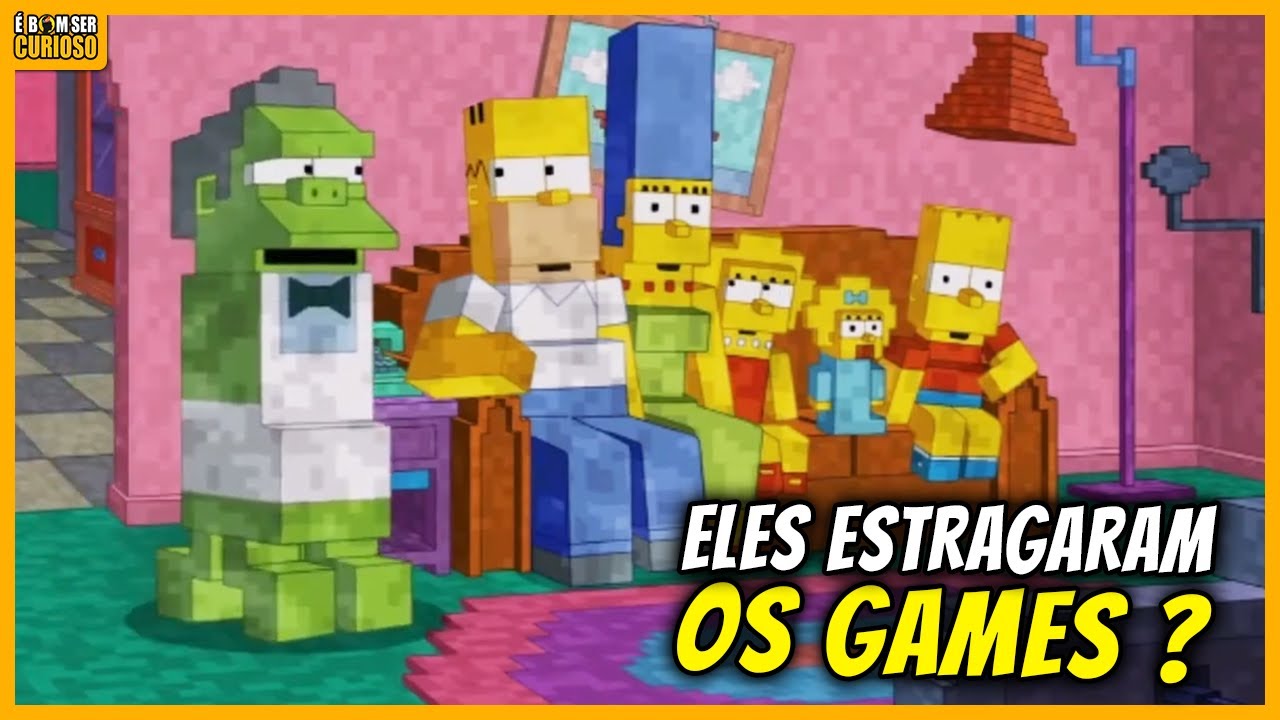 OS SIMPSONS ESTRAGANDO OU MELHORANDO OS GAMES